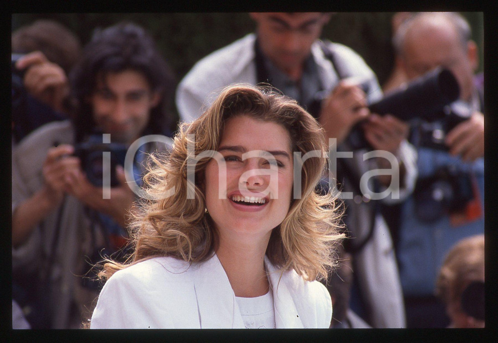35mm vintage slide* 1990 Festival di CANNES Brooke SHIELDS ritratto attrice (6)