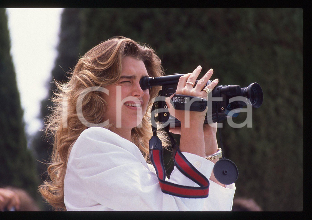 35mm vintage slide* 1990 Festival di CANNES Brooke SHIELDS - Ritratto (12)