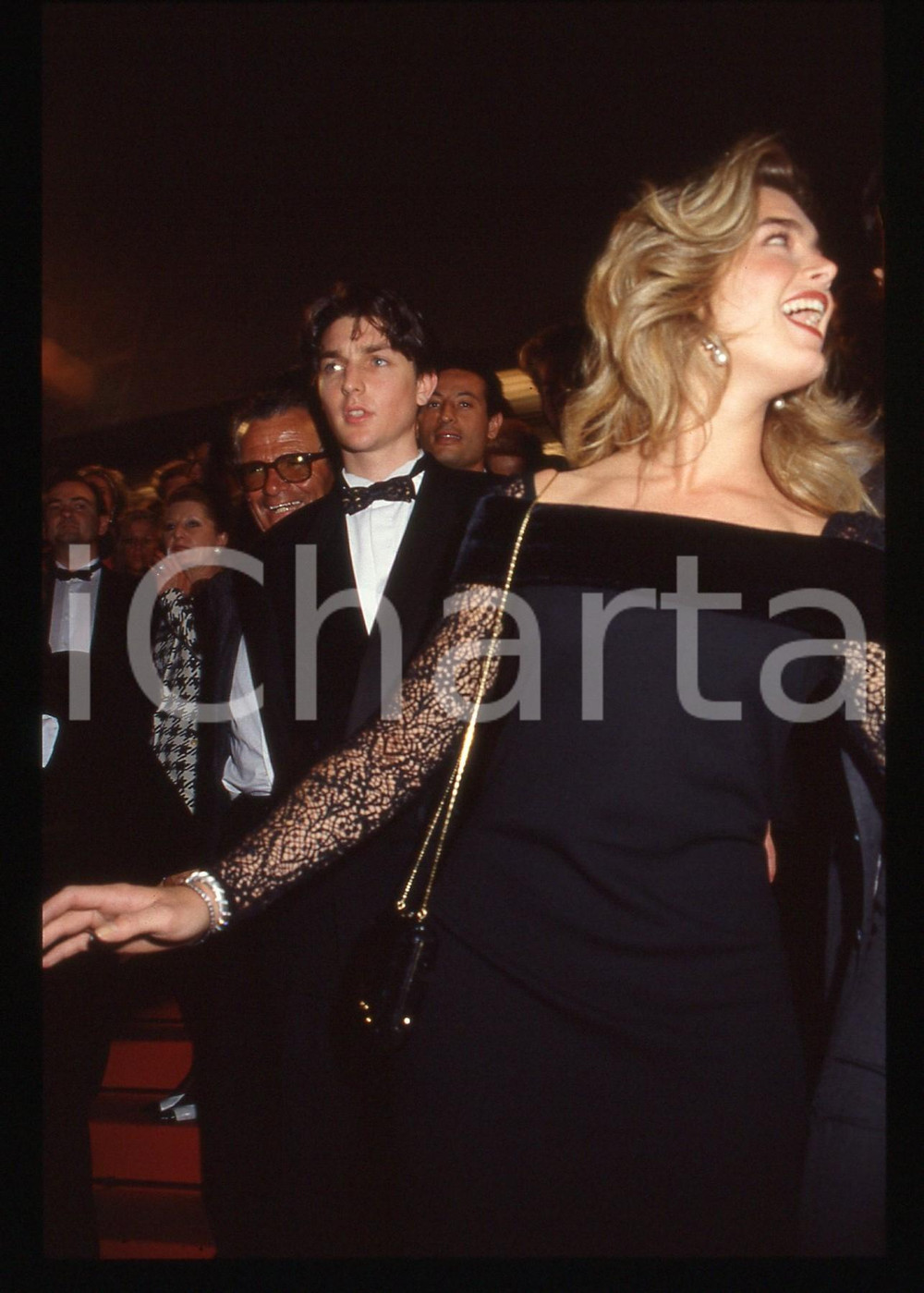 35mm vintage slide* 1990 CANNES - Brooke SHIELDS ritratto dell'attrice (2)