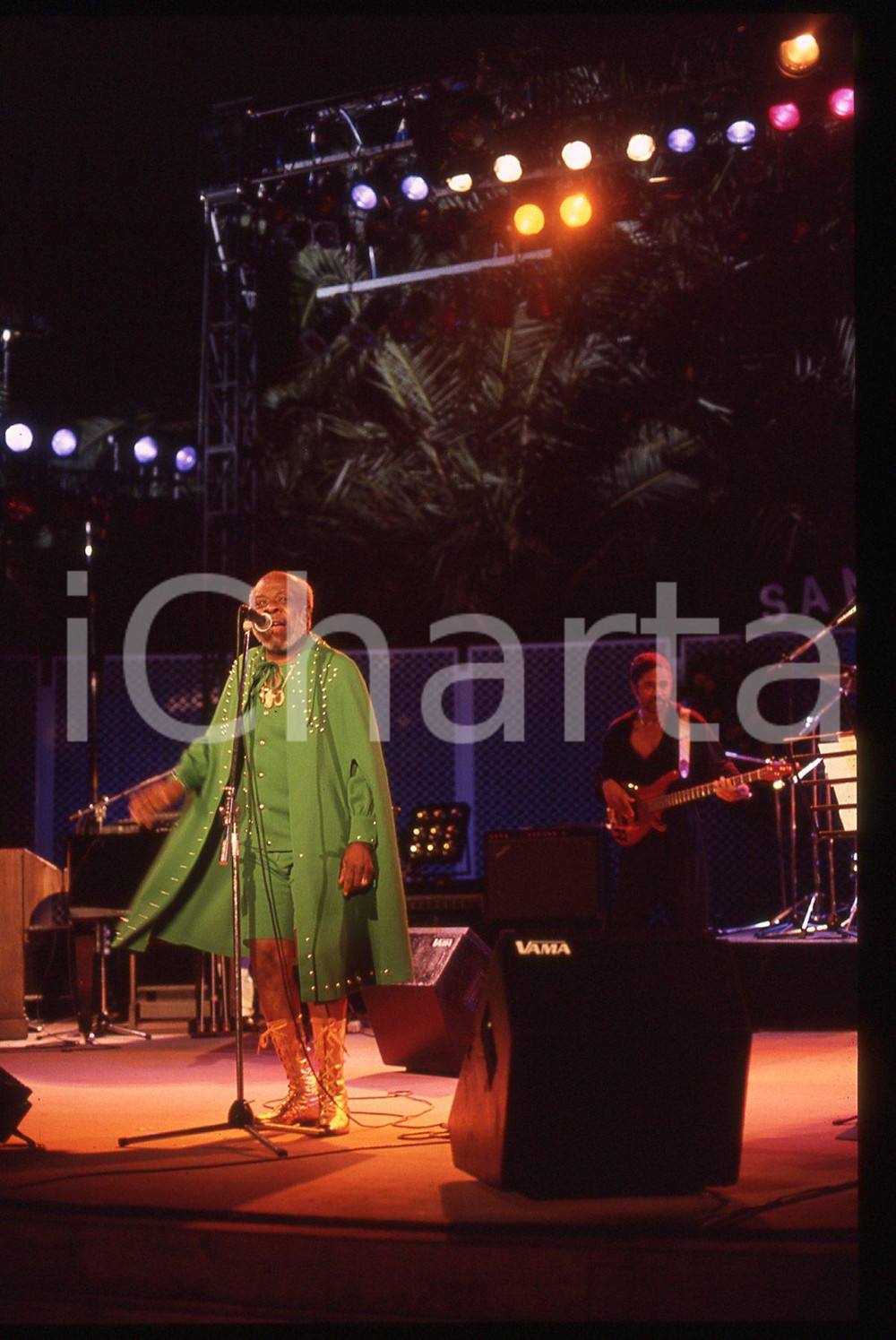35mm vintage slide* 1991 SANREMO - Rufus THOMAS al Blues Festival