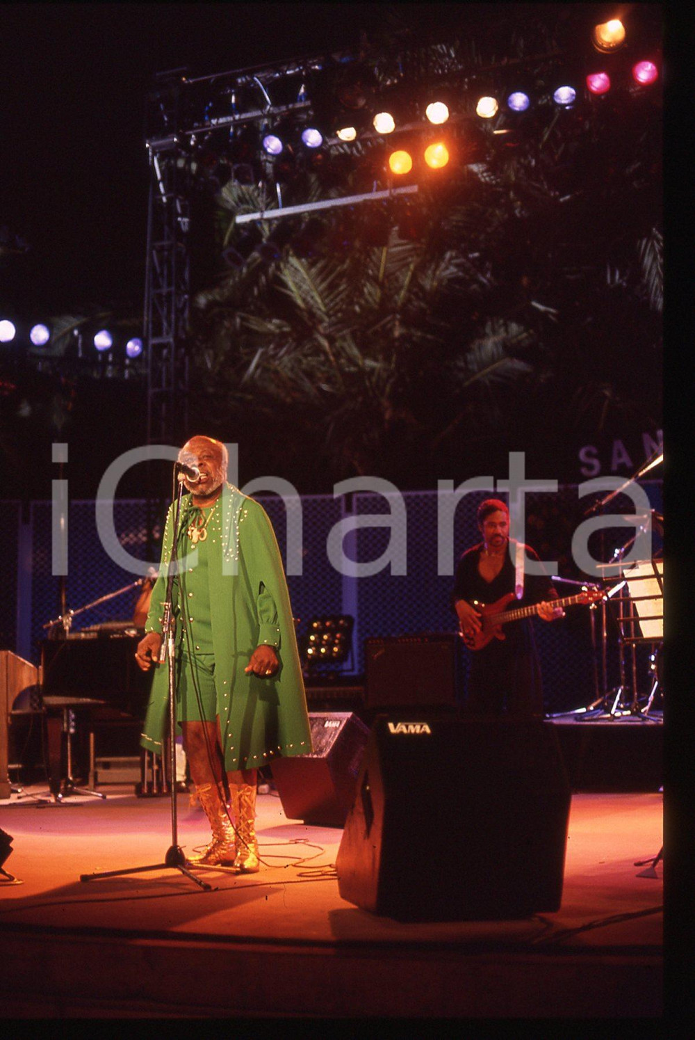 35mm vintage slide* 1991 SANREMO - Rufus THOMAS al Blues Festival (2)