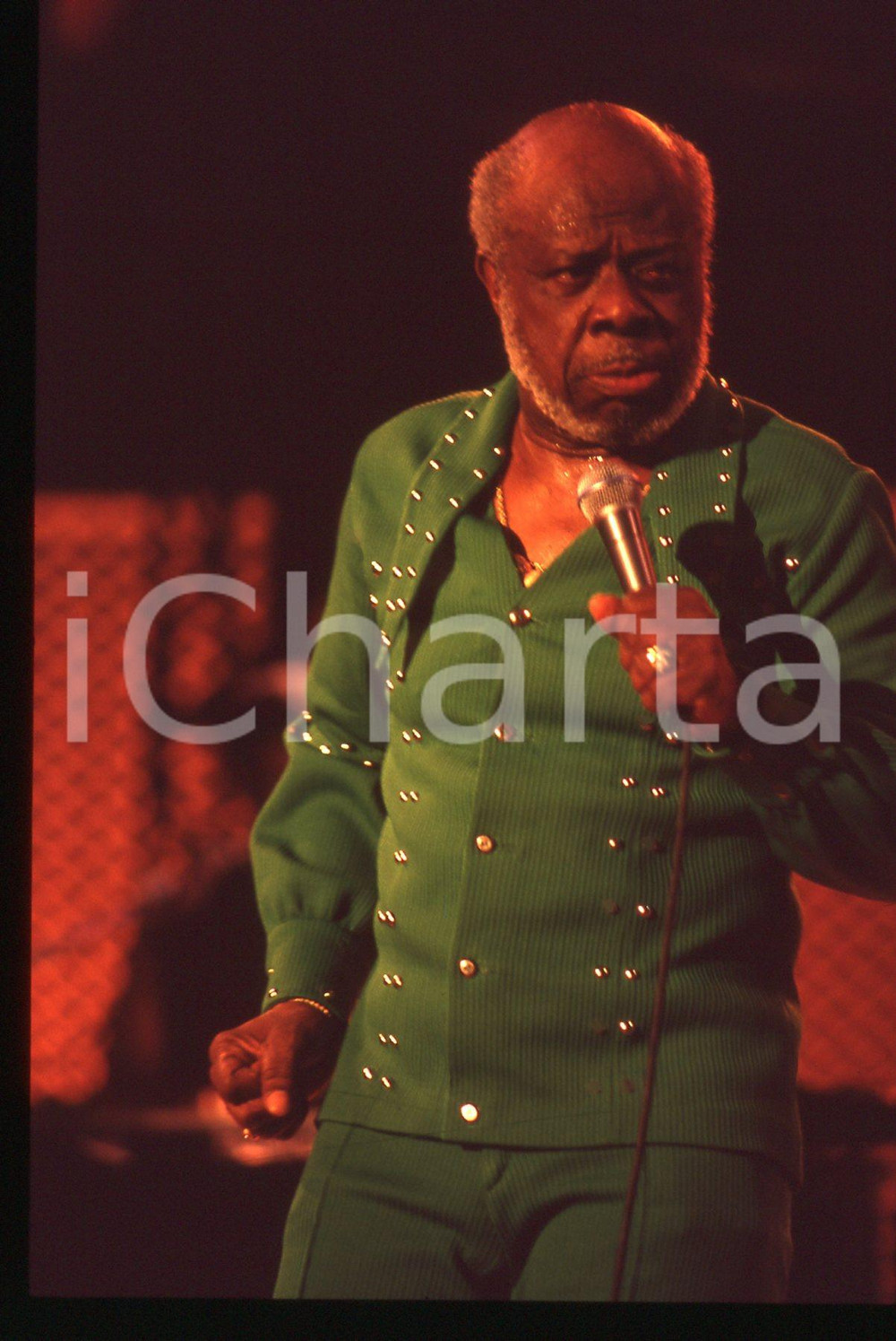 35mm vintage slide* 1991 SANREMO - Rufus THOMAS al Blues Festival (12)