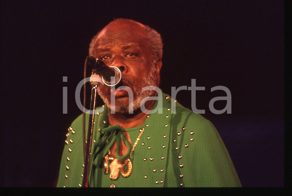 35mm vintage slide* 1991 SANREMO - Rufus THOMAS al Blues Festival (15)