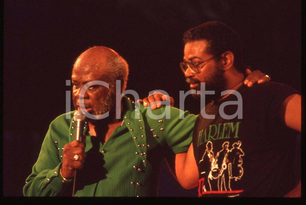 35mm vintage slide* 1991 SANREMO - Rufus THOMAS al Blues Festival (20)