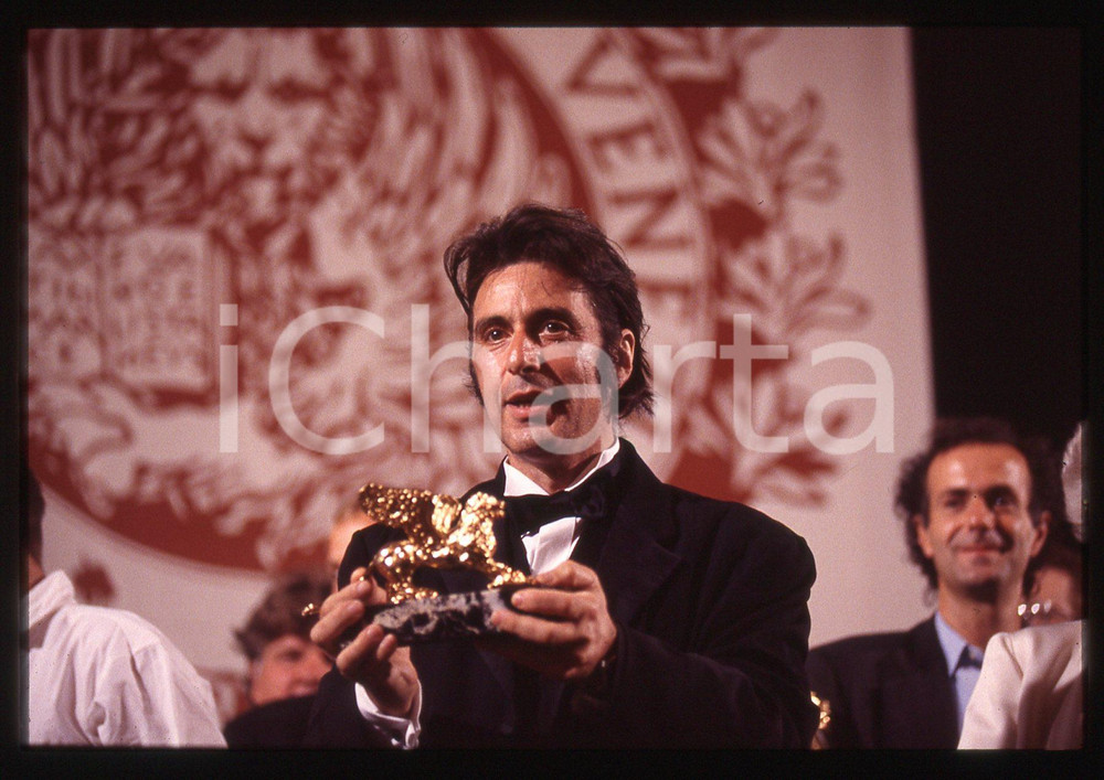 35mm vintage slide* 1994 Festival VENEZIA Al PACINO Leone D'Oro alla carriera