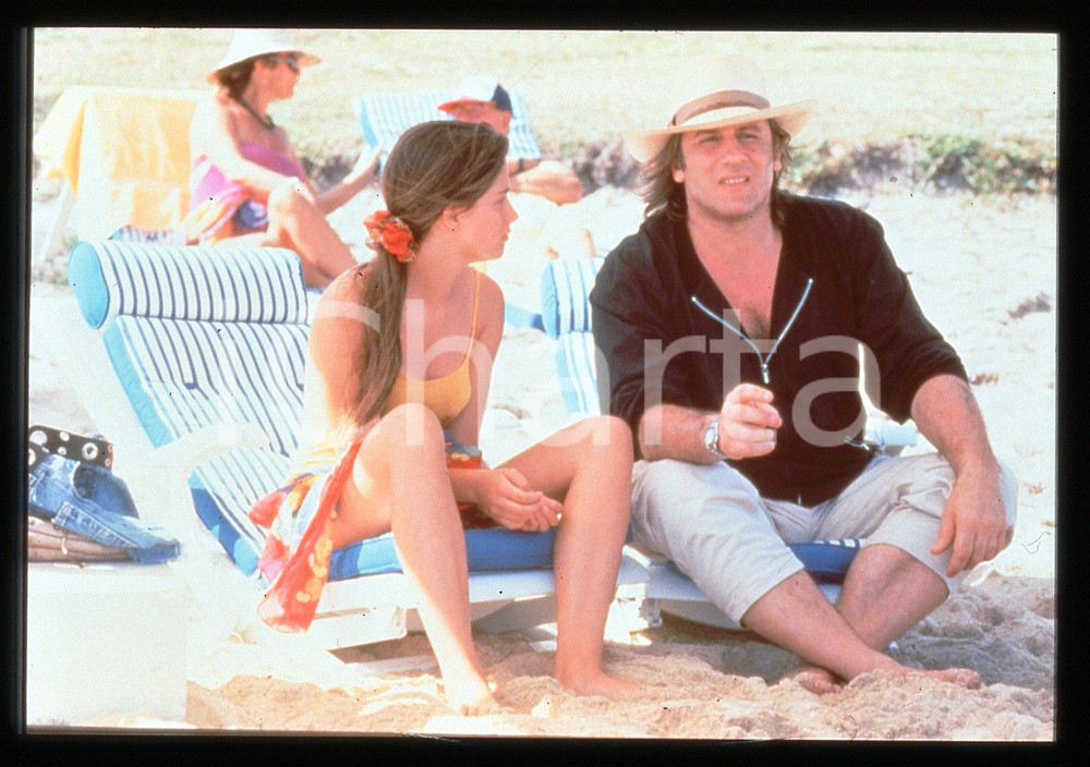 35mm vintage slide* 1991 MIO PADRE, CHE EROE! - Marie GILLAIN Gérard DEPARDIEU