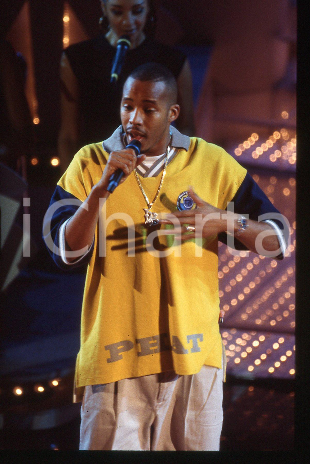 35mm vintage slide* 1995ca MUSICA - WARREN G ritratto del rapper (3)