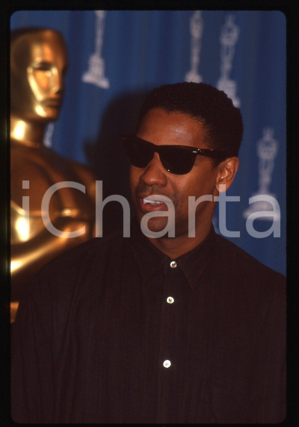 35mm vintage slide* 1993 ACADEMY AWARDS - Denzel WASHINGTON agli OSCAR