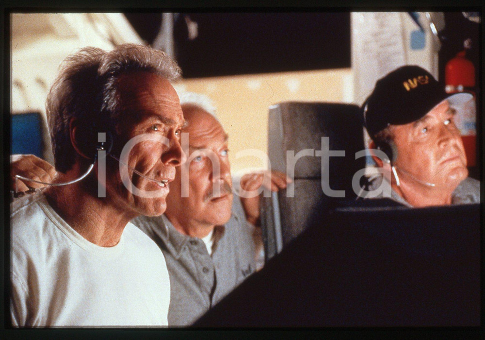 35mm vintage slide* 2000 Film SPACE COWBOYS Clint EASTWOOD e Donald SUTHERLAND