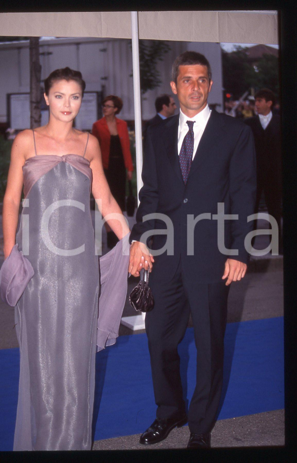 35mm vintage slide* 1995ca MILANO - Vittoria BELVEDERE e Vasco VALERIO