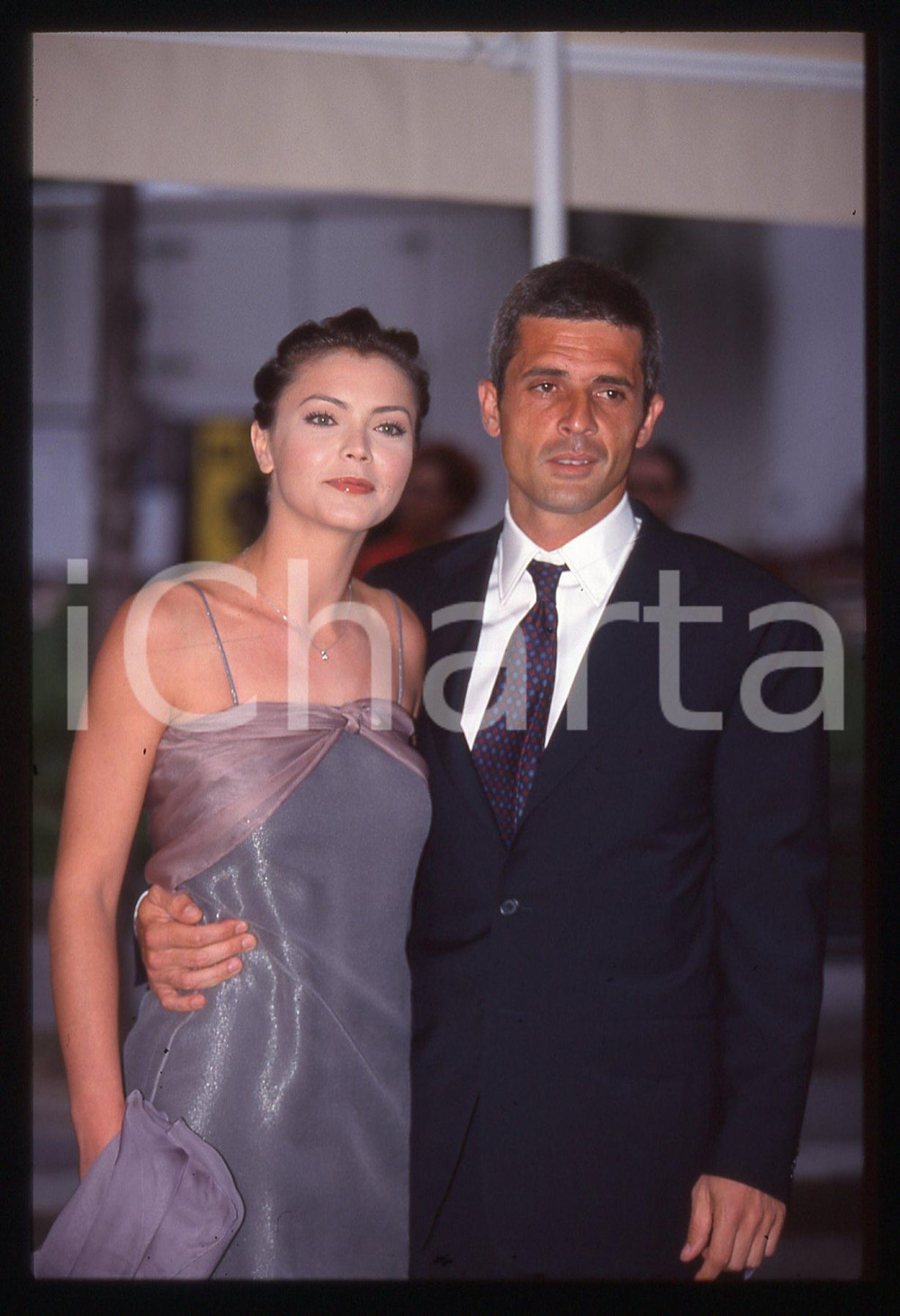 35mm vintage slide* 1995ca MILANO - Vittoria BELVEDERE e Vasco VALERIO (2)