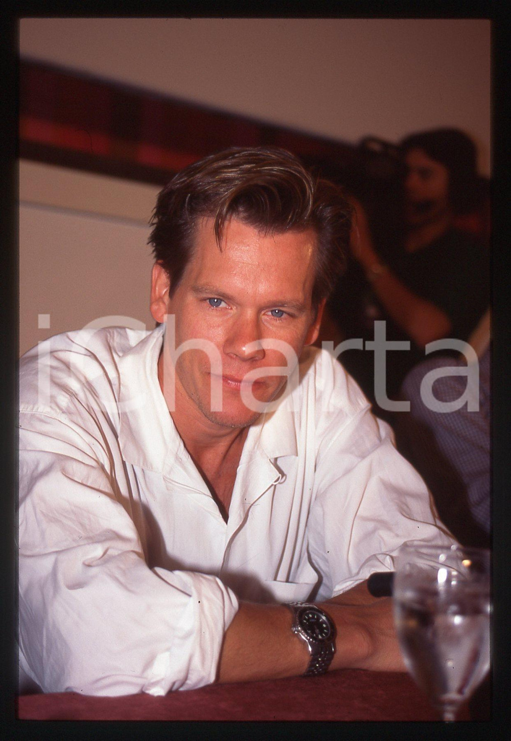 35mm vintage slide* 1990ca CINEMA - Kevin BACON ritratto dell'attore