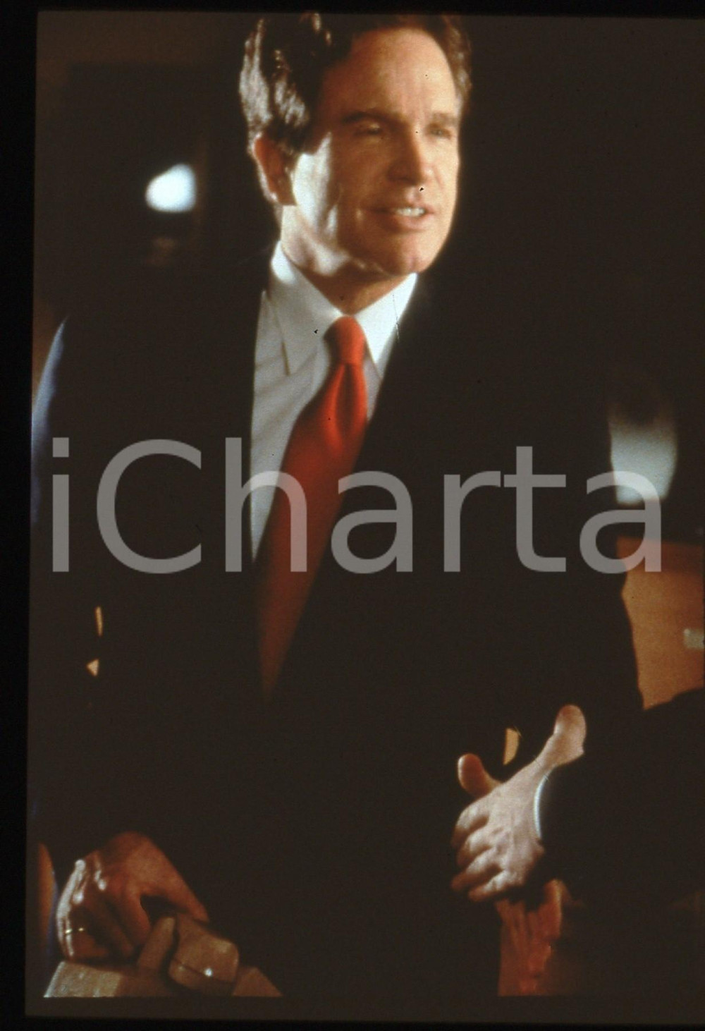 35mm vintage slide* 1998 Film BULWORTH -  Warren BEATTY in una scena