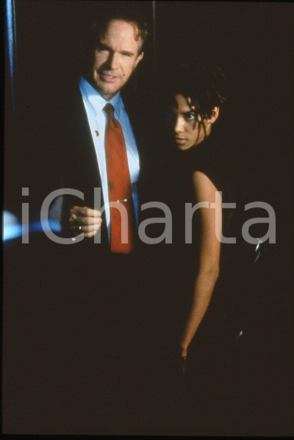 35mm vintage slide* 1998 Film BULWORTH -  Warren BEATTY e Halle BERRY (2)