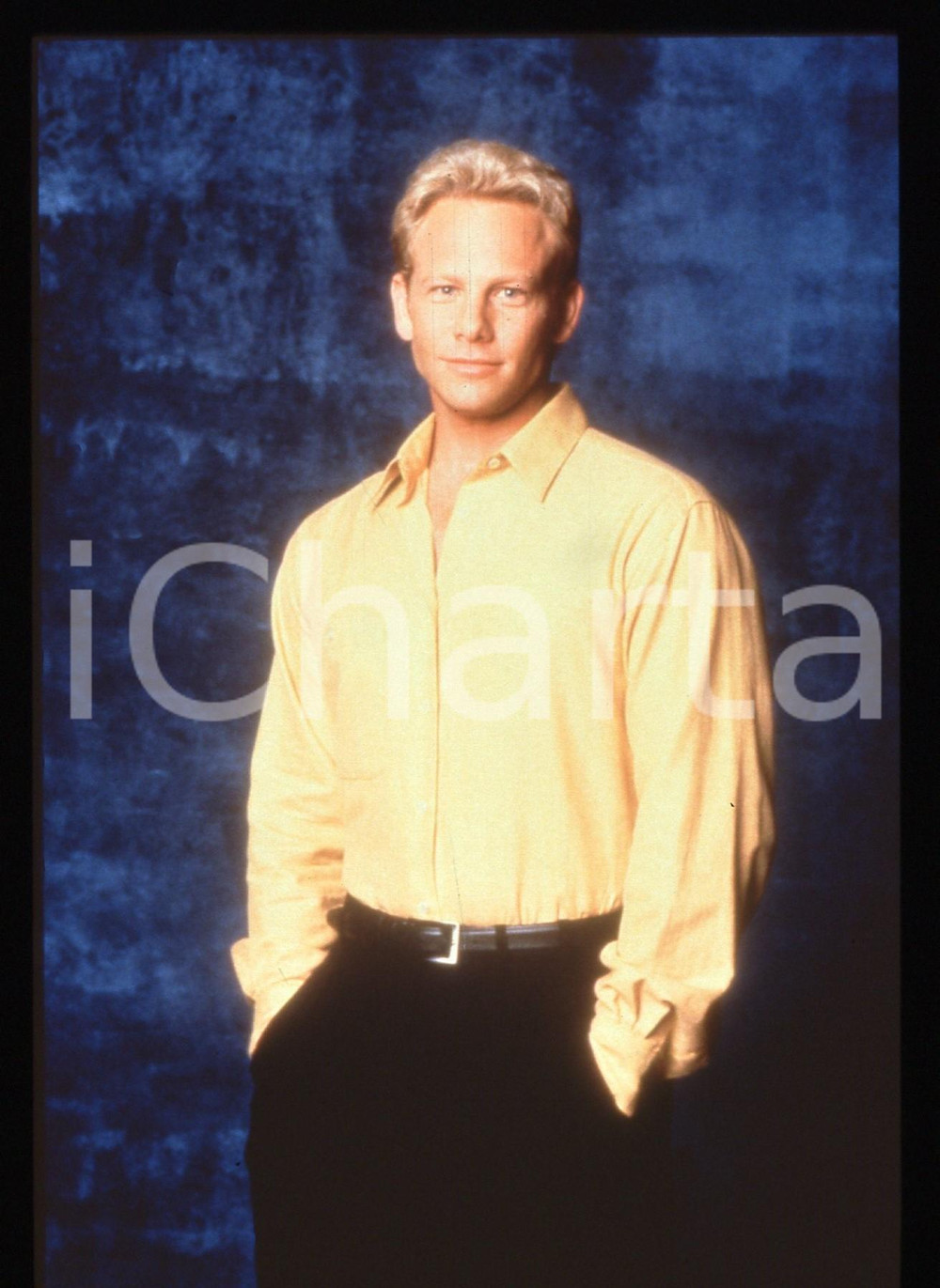 35mm vintage slide* 1997 Serie Tv BEVERLY HILLS 90210 - Ian ZIERING ritratto (2)