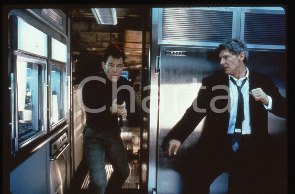 35mm vintage slide* 1997 Film AIR FORCE ONE - Harrison FORD in una scena