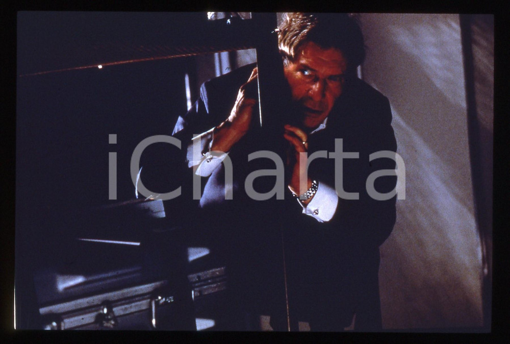 35mm vintage slide* 1997 Film AIR FORCE ONE - Harrison FORD in una scena (2)