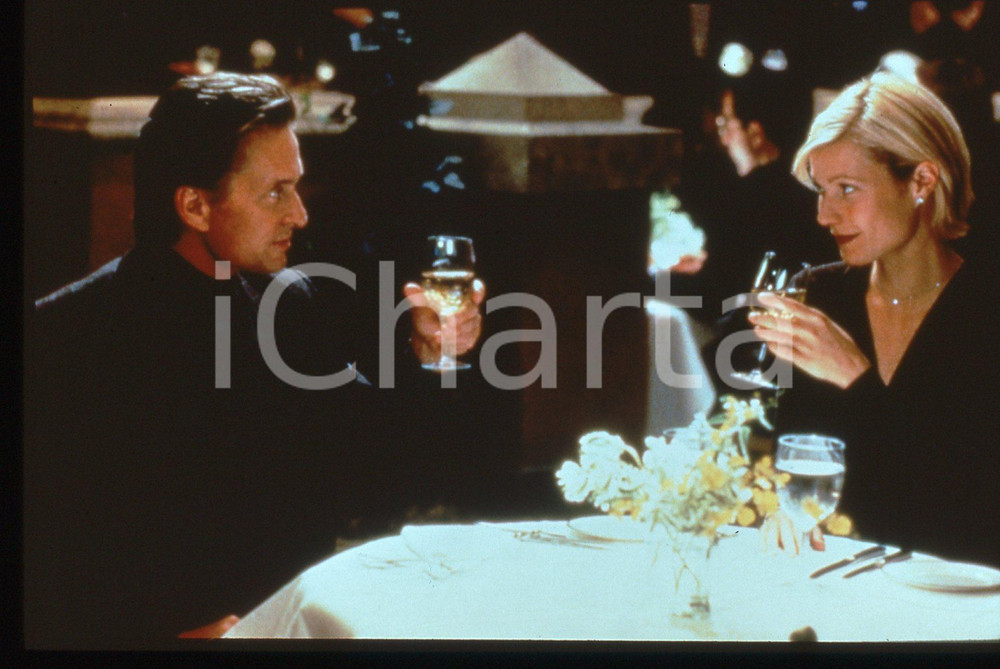 35mm vintage slide* 1998 A PERFECT MURDER - Michael DOUGLAS e Gwyneth PALTROW