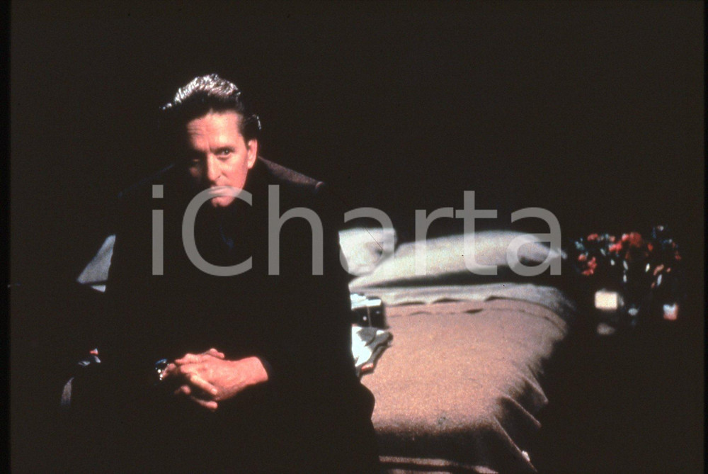 35mm vintage slide* 1998 Film A PERFECT MURDER - Michael DOUGLAS in una scena 