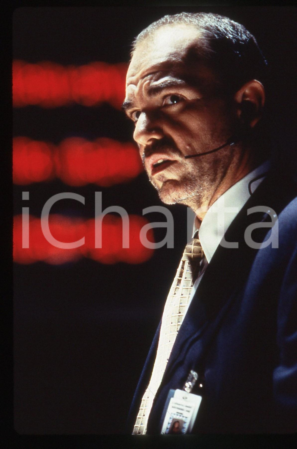 Fotografia d'epoca originale 35mm vintage slide* 1998 Film ARMAGEDDON - Billy Bob THORNTON in una scena 1
