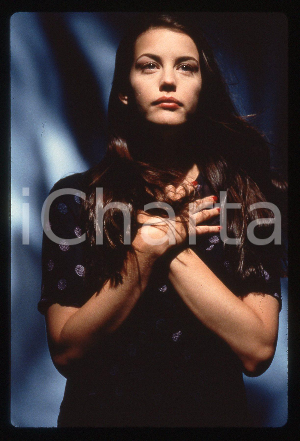 Fotografia d'epoca originale 35mm vintage slide* 1998 Film ARMAGEDDON - Liv TYLER in una scena 1