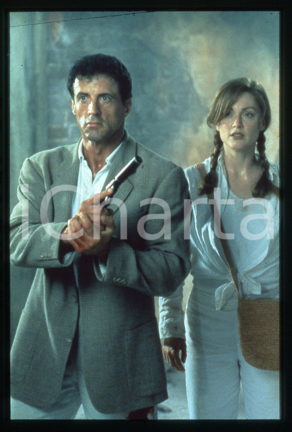 35mm vintage slide* 1995 Film ASSASSINS - Sylvester STALLONE e Julianne MOORE