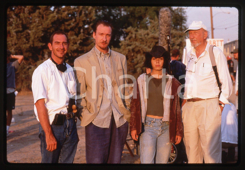 35mm vintage slide* 1997 Film AMERICAN PERFEKT Paul CHART il regista con il cast