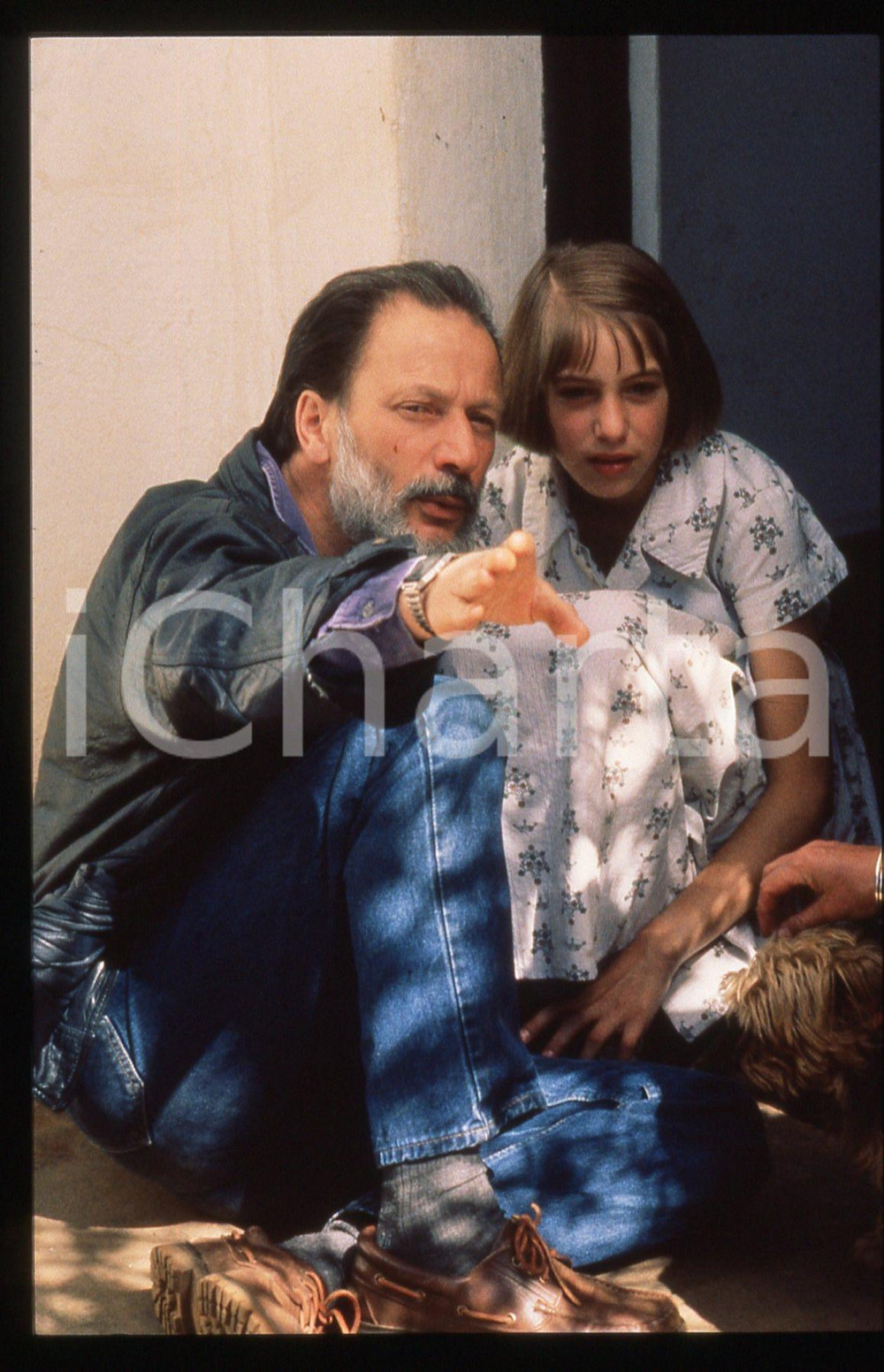35mm vintage slide* 1988 Film A WORLD APART - Jodhi MAY e Chris MENGES