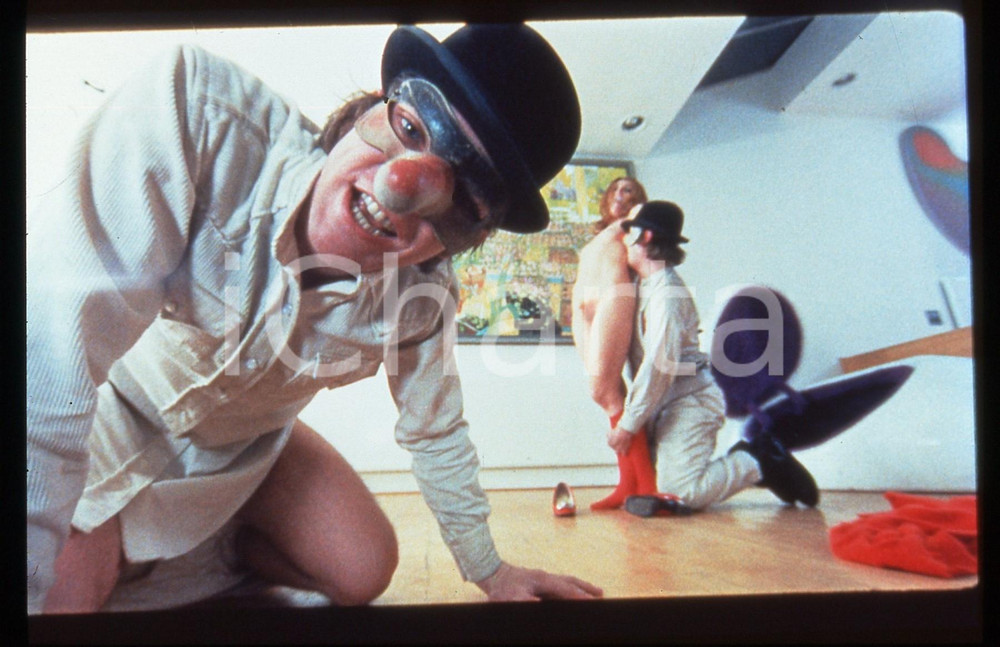 35mm vintage slide*1971 Film ARANCIA MECCANICA di Stanley KUBRICK - scena stupro
