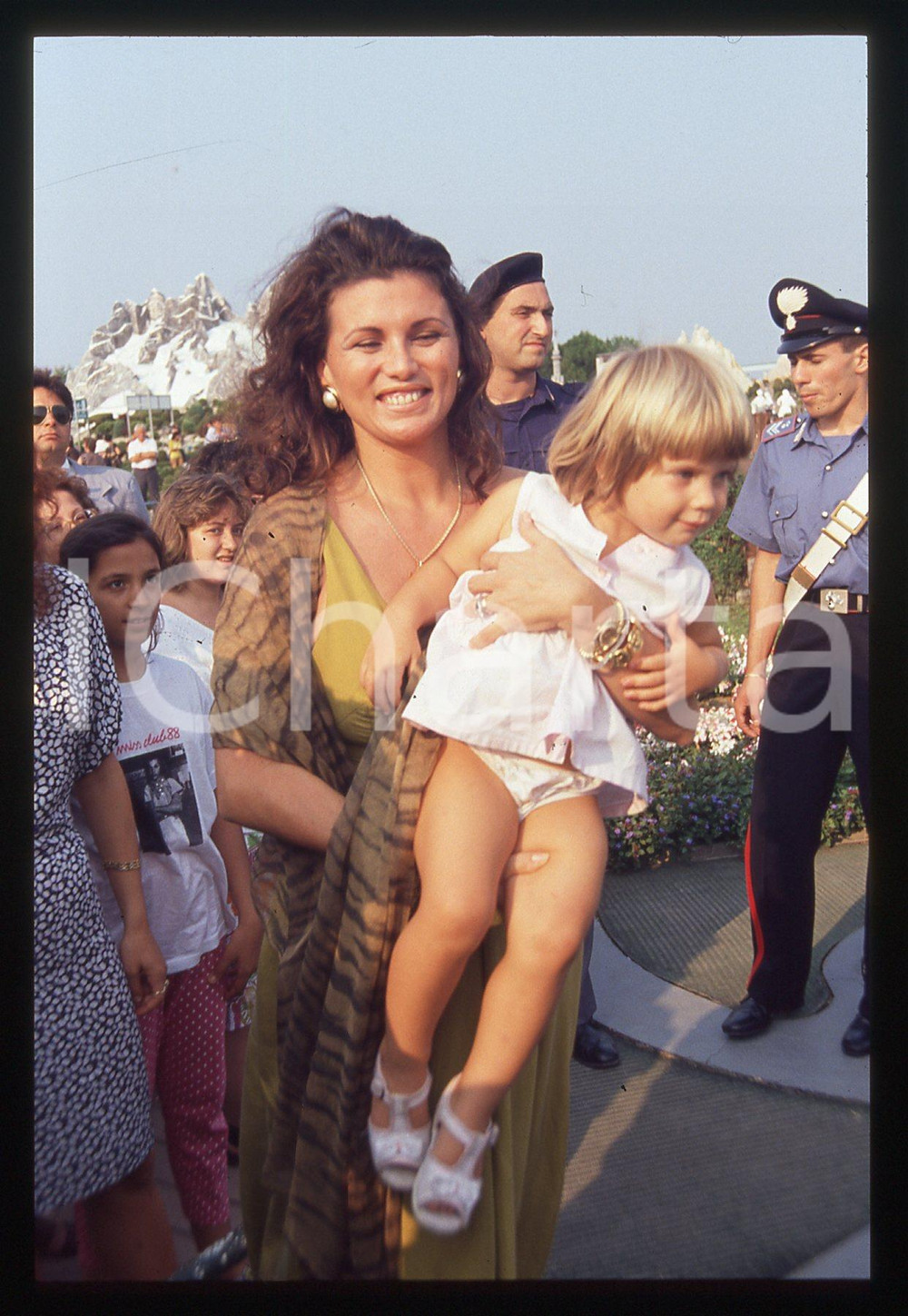 35mm vintage slide* 1990ca RIMINI - Serena GRANDI visita ITALIA IN MINIATURA (7)