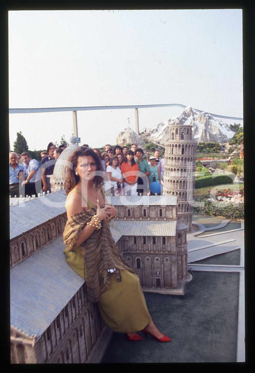 35mm vintage slide* 1990ca RIMINI Serena GRANDI visita ITALIA IN MINIATURA (18)