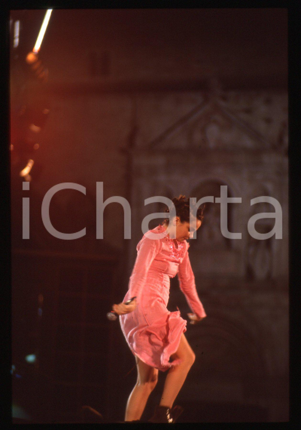 35mm vintage slide* 1994 FESTIVALBAR - BJORK canta "Big Time Sensuality" (5)