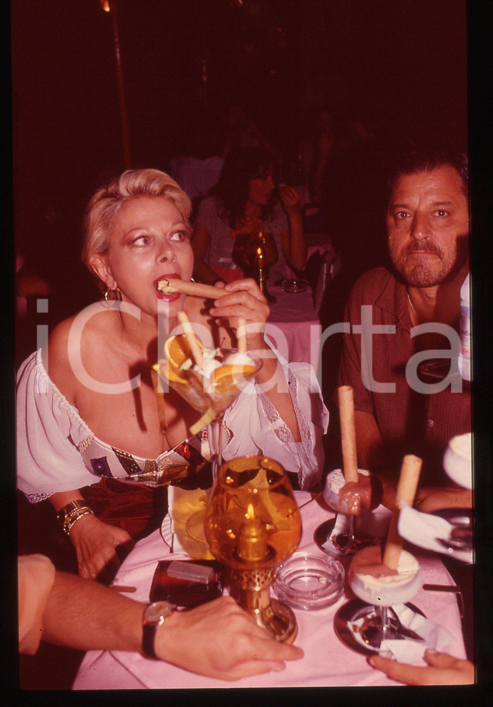 35mm vintage slide* 1990ca COSTUME - Sandra MILO e Pino LO PRESTI (6)