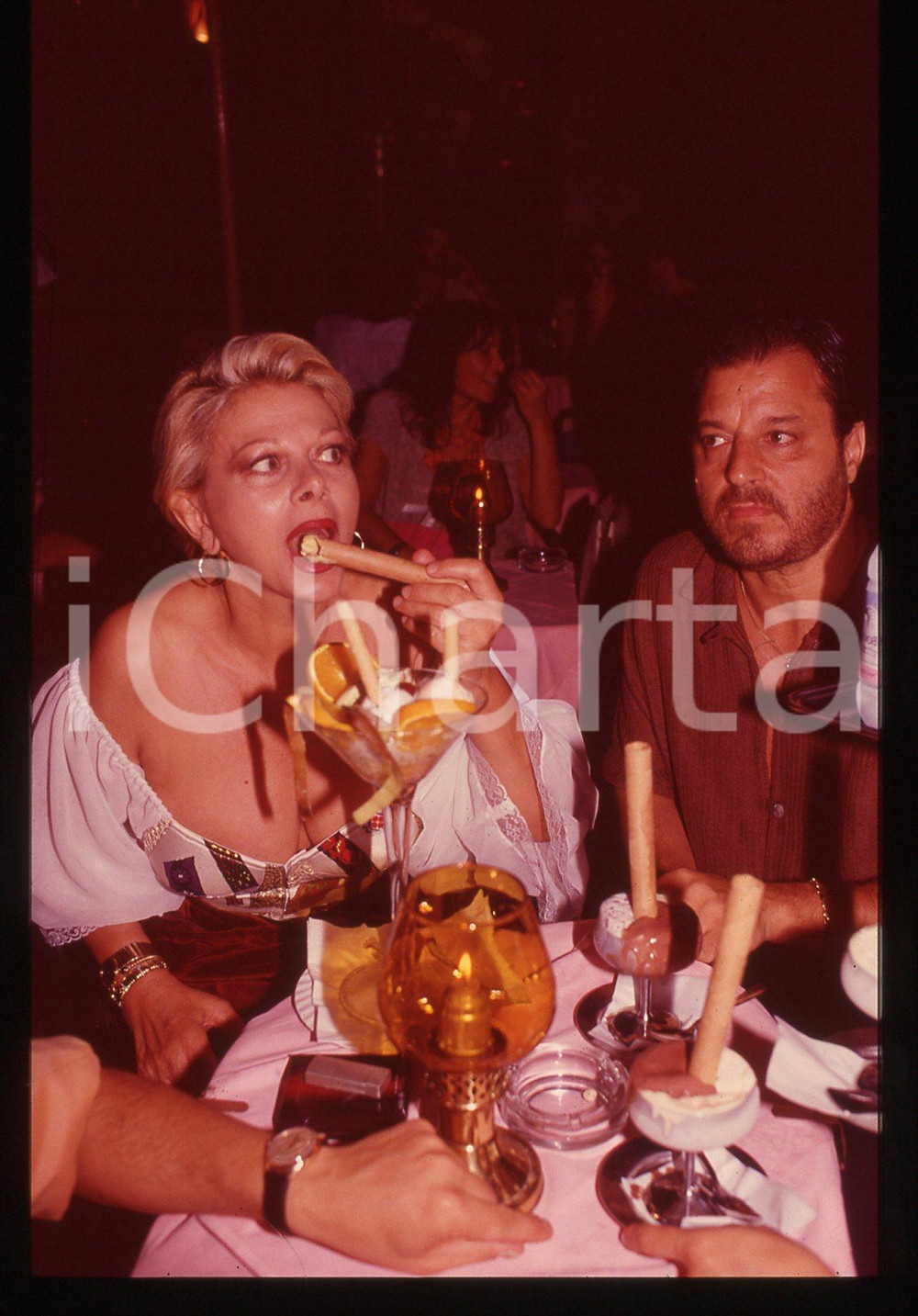 35mm vintage slide* 1990ca COSTUME - Sandra MILO e Pino LO PRESTI (7)