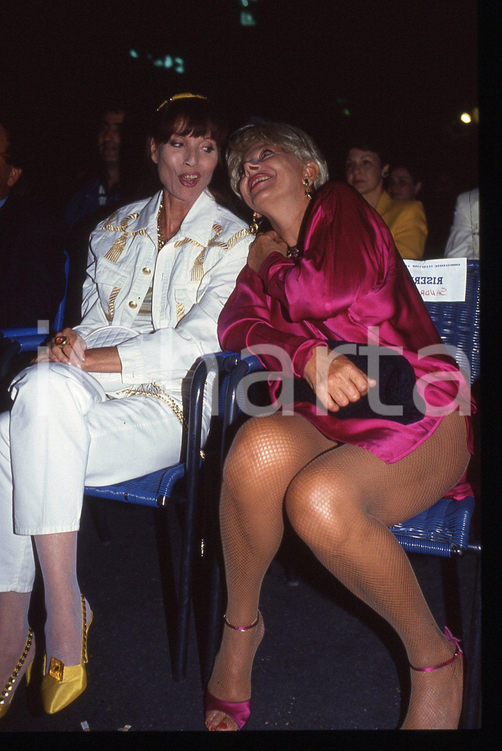 35mm vintage slide* 1990ca ROMA - Sandra MILO e Elsa MARTINELLI (5)
