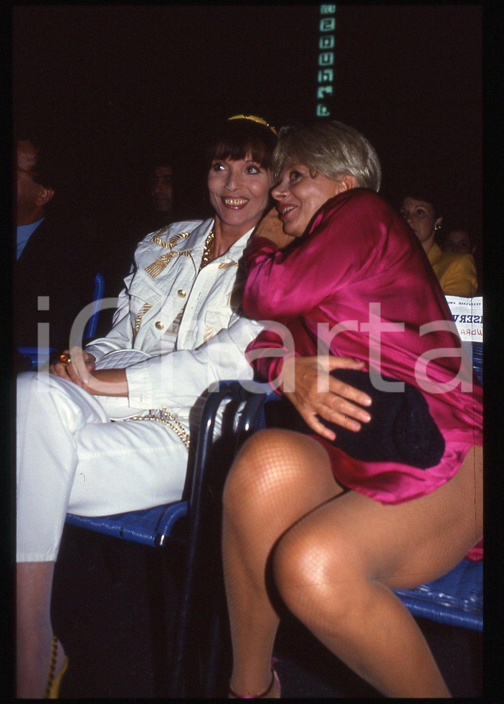 35mm vintage slide* 1990ca ROMA - Sandra MILO e Elsa MARTINELLI (7)