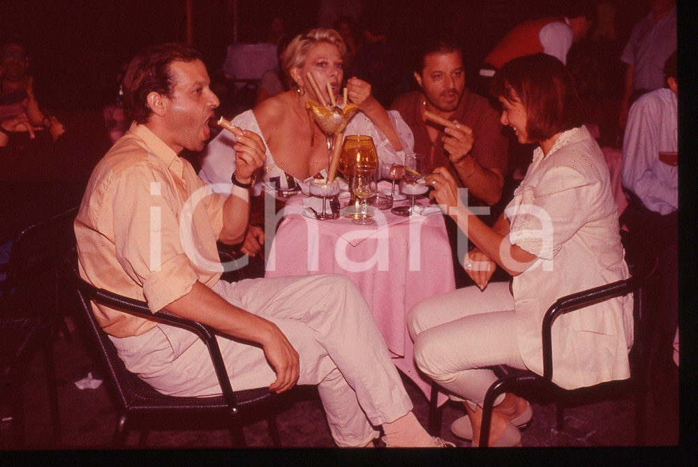 35mm vintage slide* 1990ca COSTUME - Sandra MILO ritratto (21)