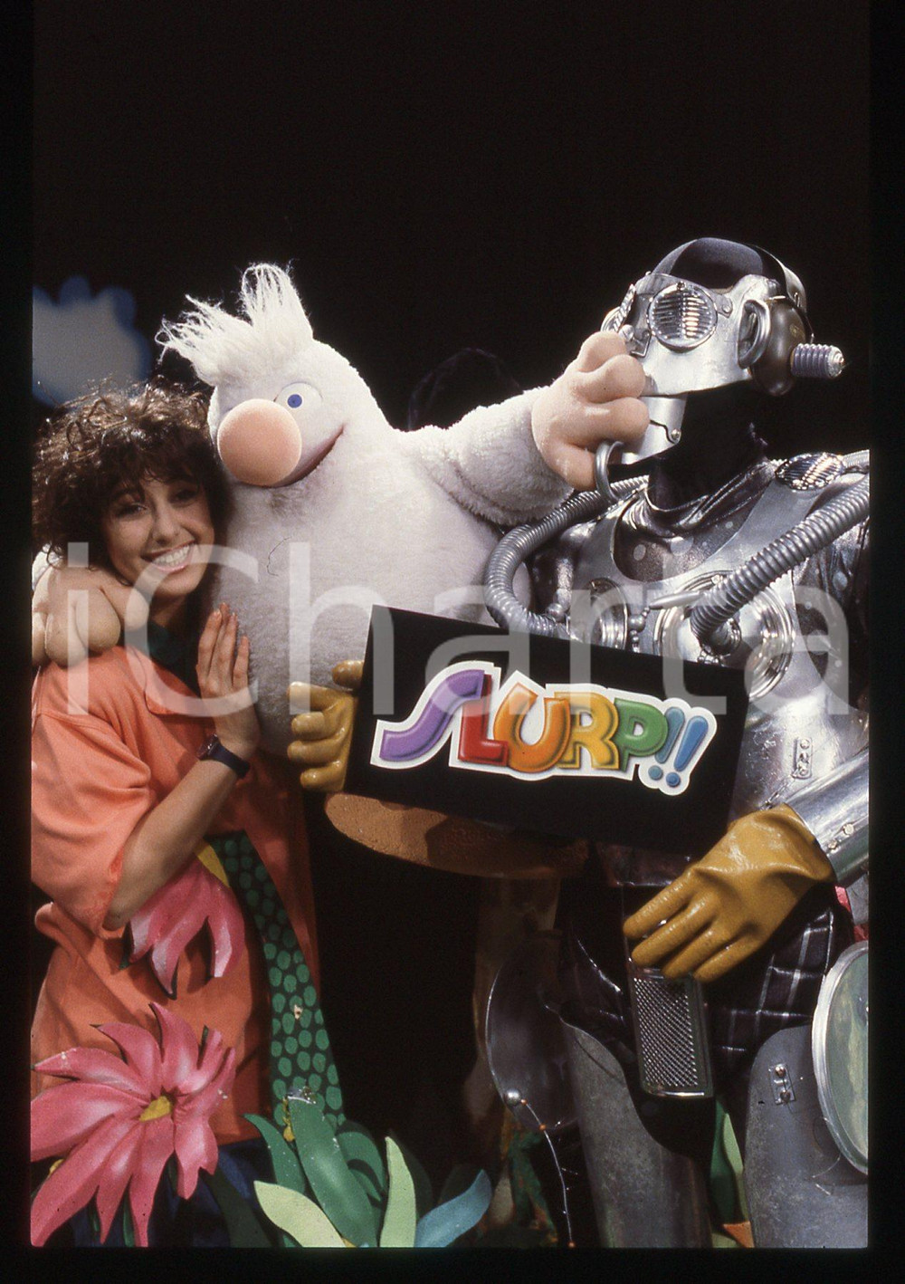 35mm vintage slide* 1987 SLURP programma ODEON TV - Paola AJMONE RONDO (8)