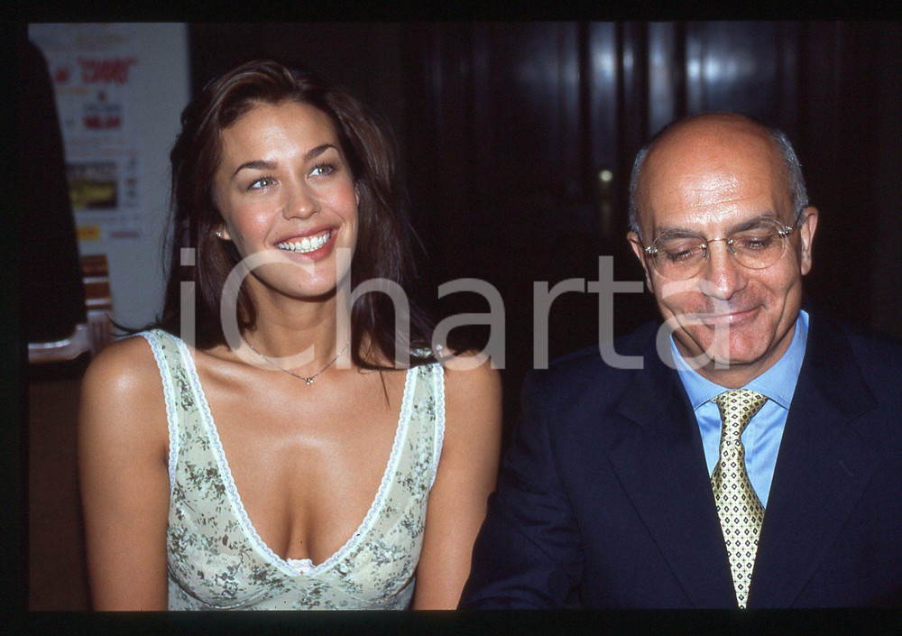 35mm vintage slide* 2000 MILANO - Megan GALE e Gabriele ALBERTINI (12)