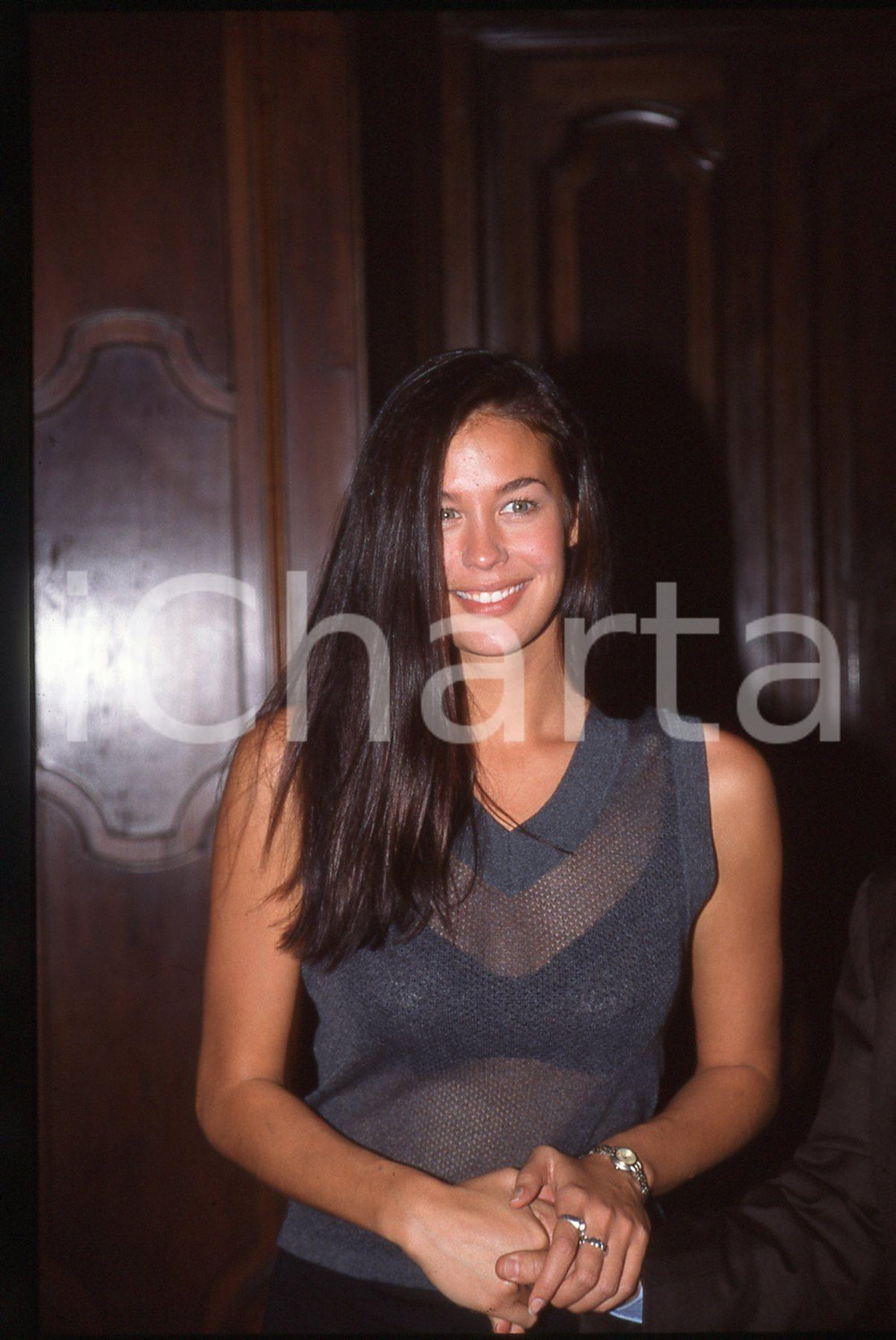 35mm vintage slide* 1995ca COSTUME - Megan GALE ritratto della modella (21)