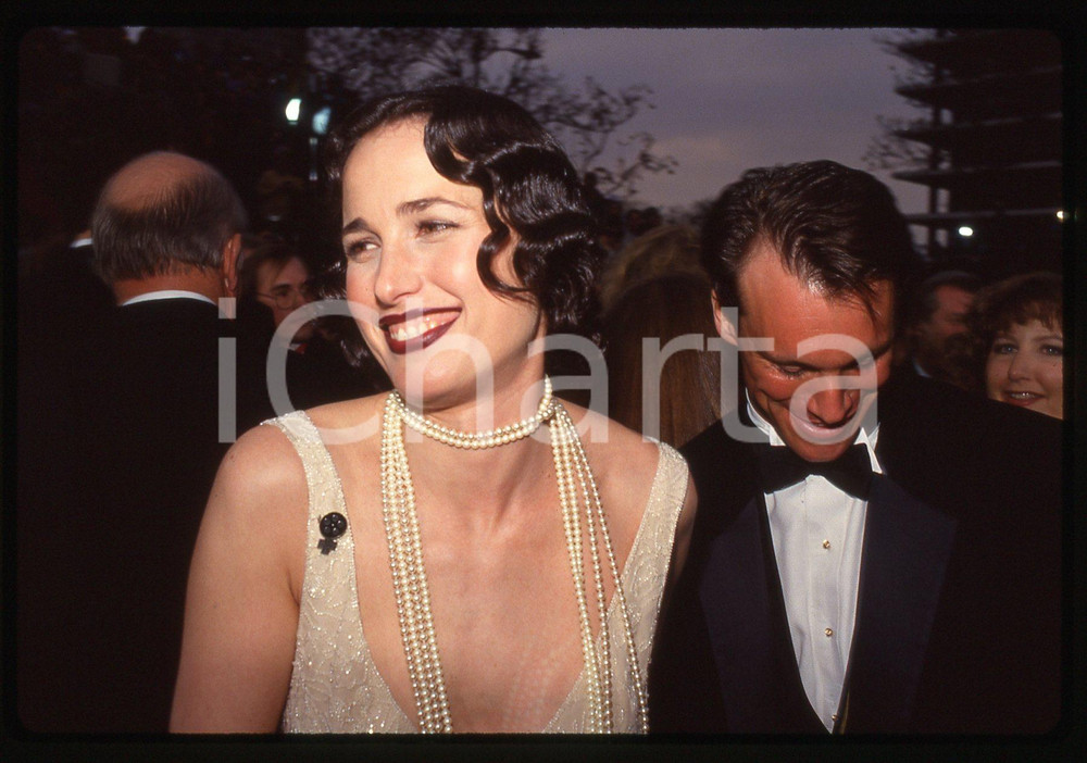 35mm vintage slide* 1993 ACADEMY AWARDS - Andie MACDOWELL ritratto attrice