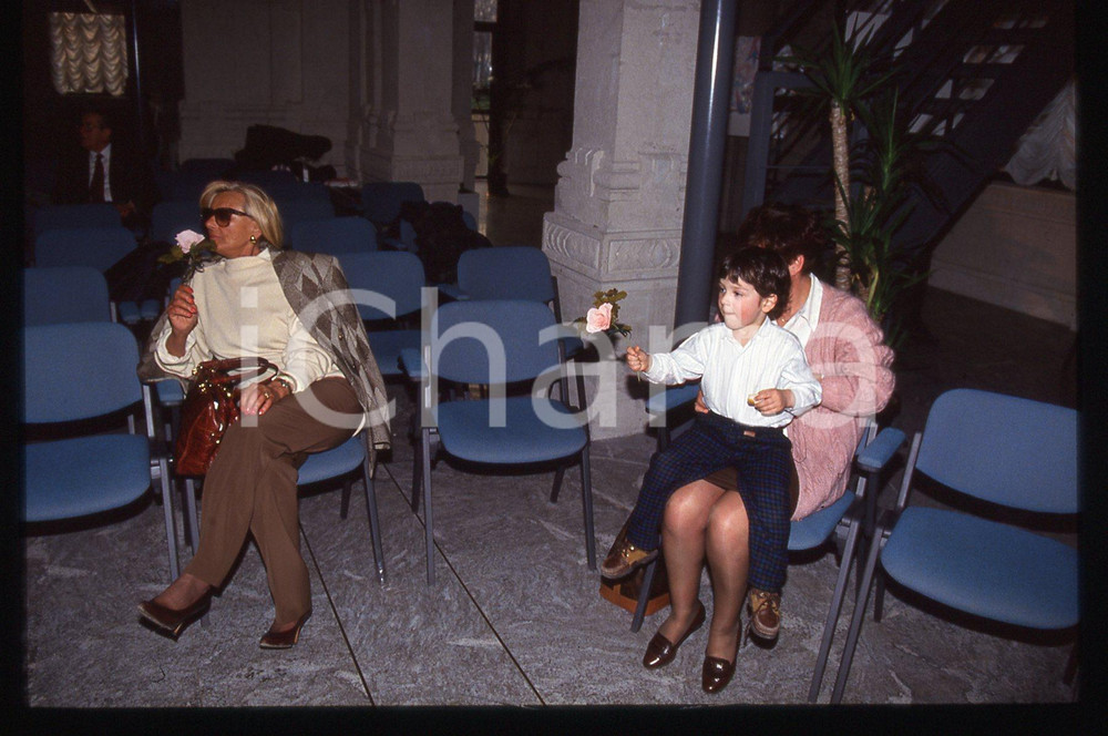 35mm vintage slide* 1990ca MILANO Sandra MONDAINI Ritratto dell'attrice (4)