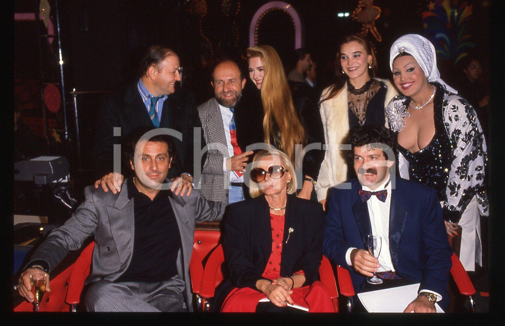 35mm vintage slide* 1989 SABATO AL CIRCO - Sandra MONDAINI Moira ORFEI