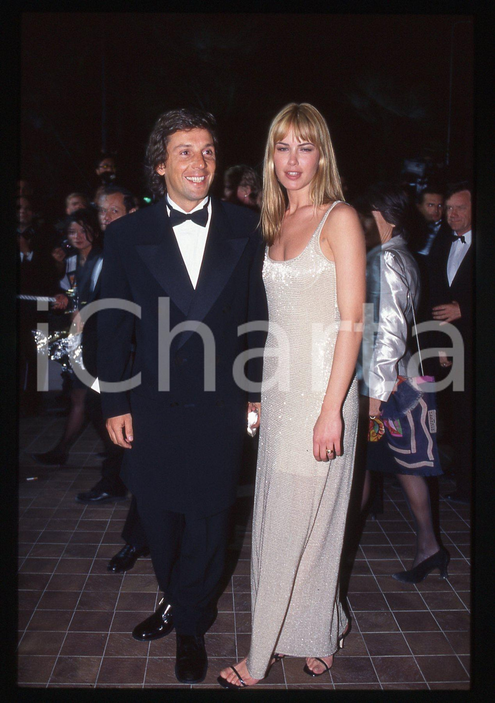 35mm vintage slide* 1995ca COSTUME - Valeria MAZZA e Alejandro GRAVIER