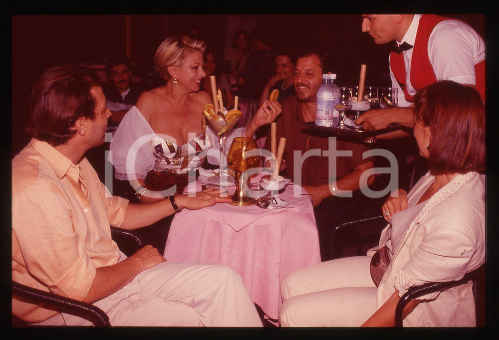 35mm vintage slide* 1990ca ROMA - Sandra MILO e Pino LO PRESTI (15)