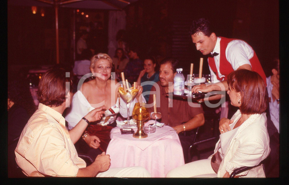 35mm vintage slide* 1990ca ROMA - Sandra MILO e Pino LO PRESTI (18)