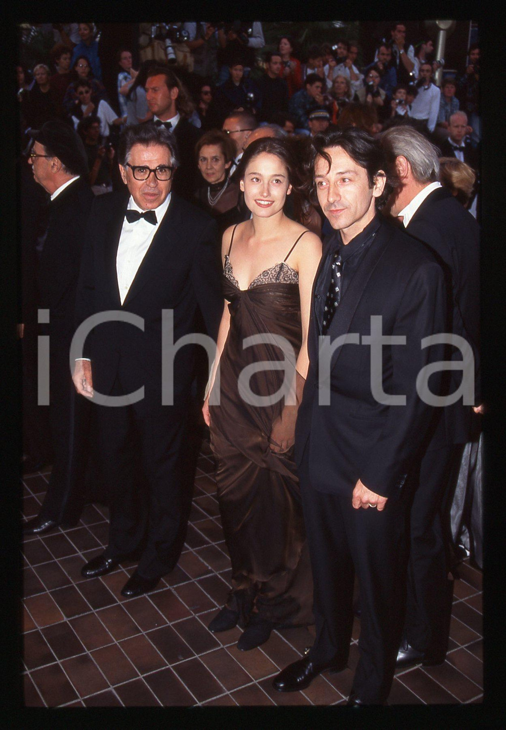 35mm vintage slide* 1996 Festival CANNES - Marie GILLAIN e Jean-Hugues ANGLADE