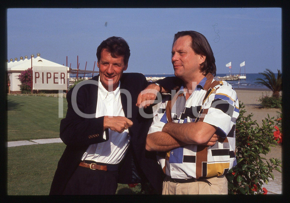 35mm vintage slide* 1990ca VENEZIA CINEMA - Terry GILLIAM e Michael PALIN