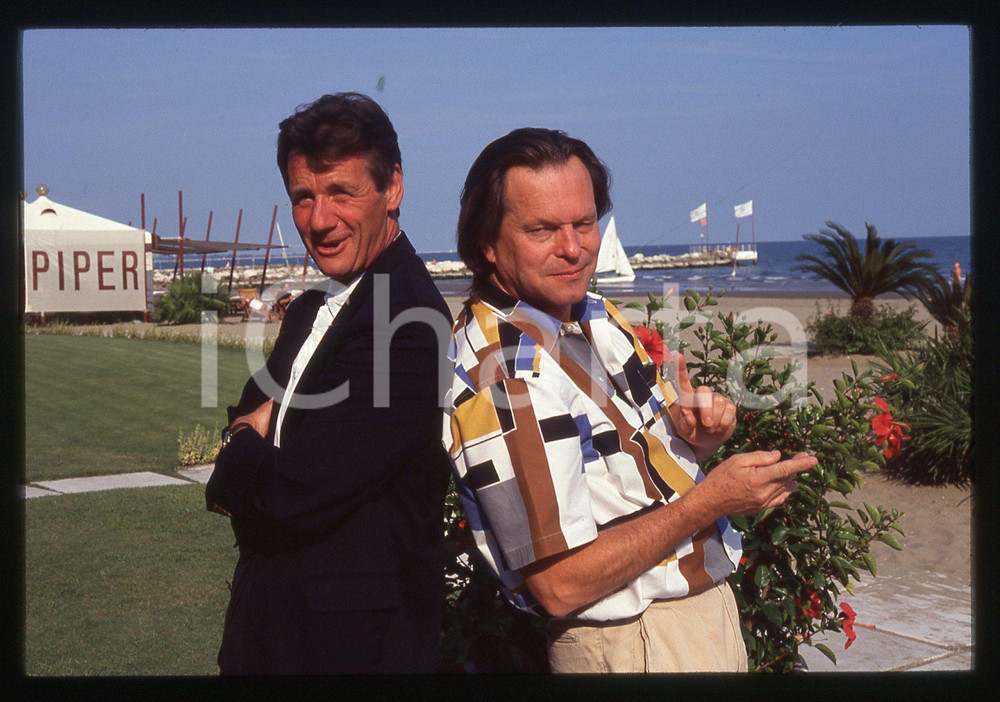 35mm vintage slide* 1990ca VENEZIA Terry GILLIAM e Michael PALIN (6)