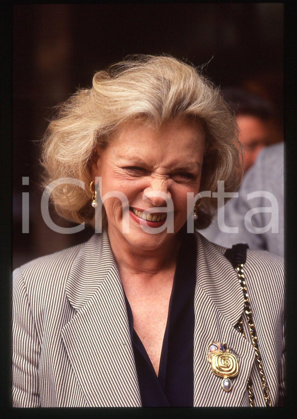 35mm vintage slide* 1990 COMO - VIVA HOLLYWOOD Lauren BACALL Ritratto (6)